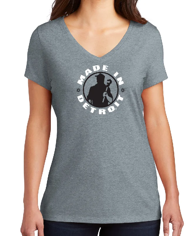 MID Flint Blue V-neck
